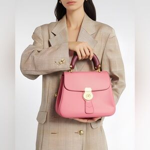 120 Preloved Burberry DK88 Top Handle in Blossom Pink ($ Marked Down 2/11/25)